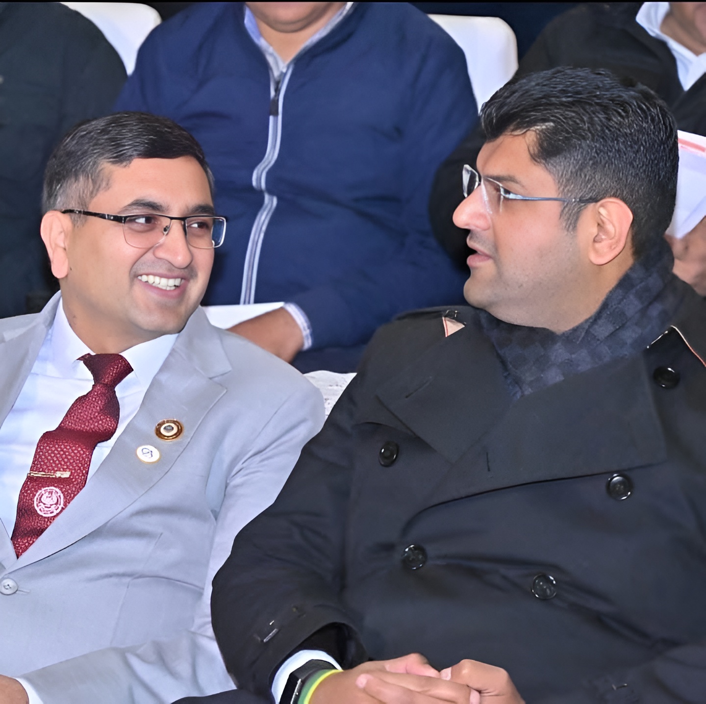 With Deputy CM Haryana (2019-2024) Sh. Dushyant Singh Chautala