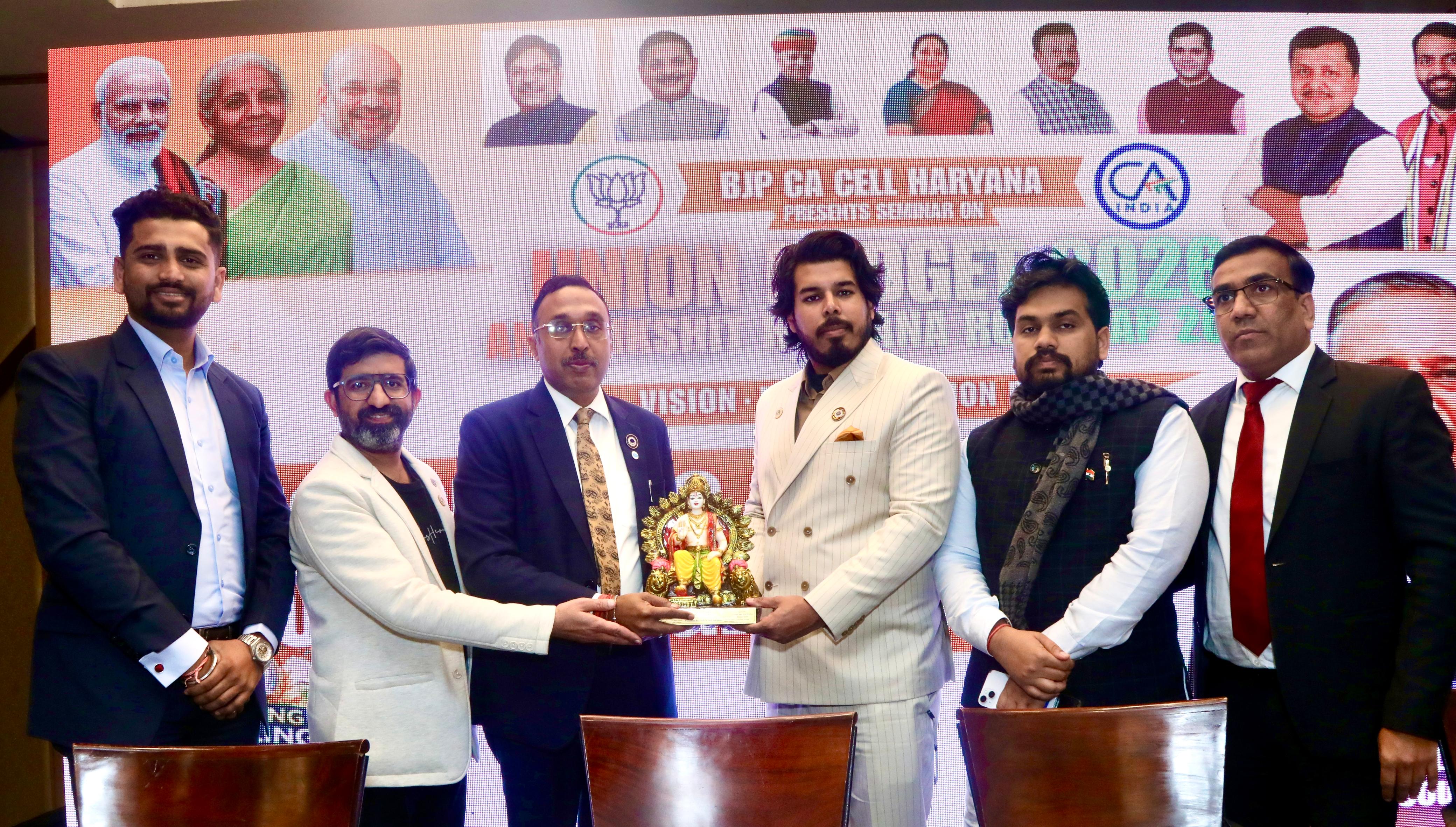 With CA. Atul Kumar Gupta, President ICAI (2020-21)