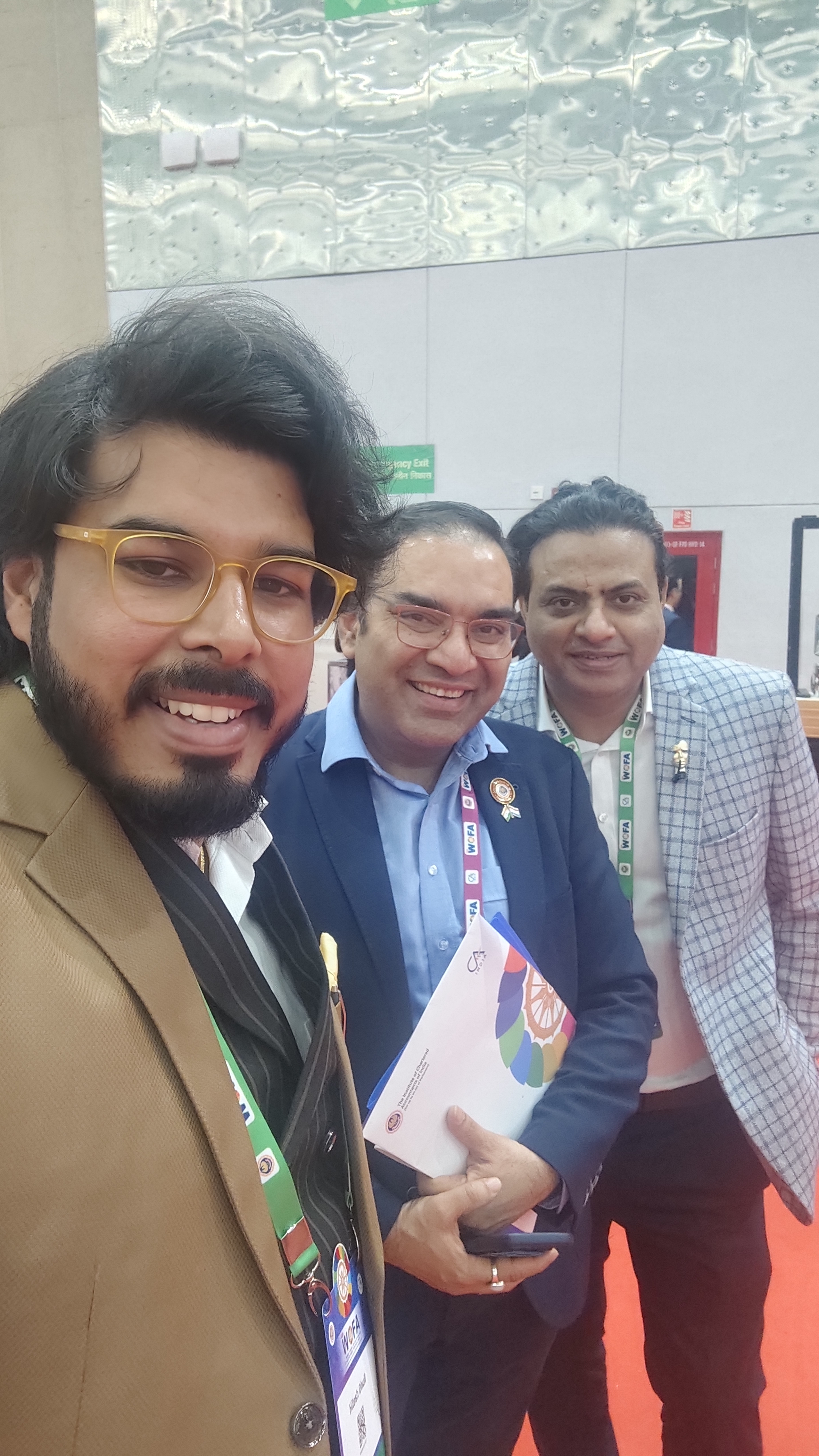 With CA. Anjani Ladia, Chairman ICAI-Luxembourg Chapter