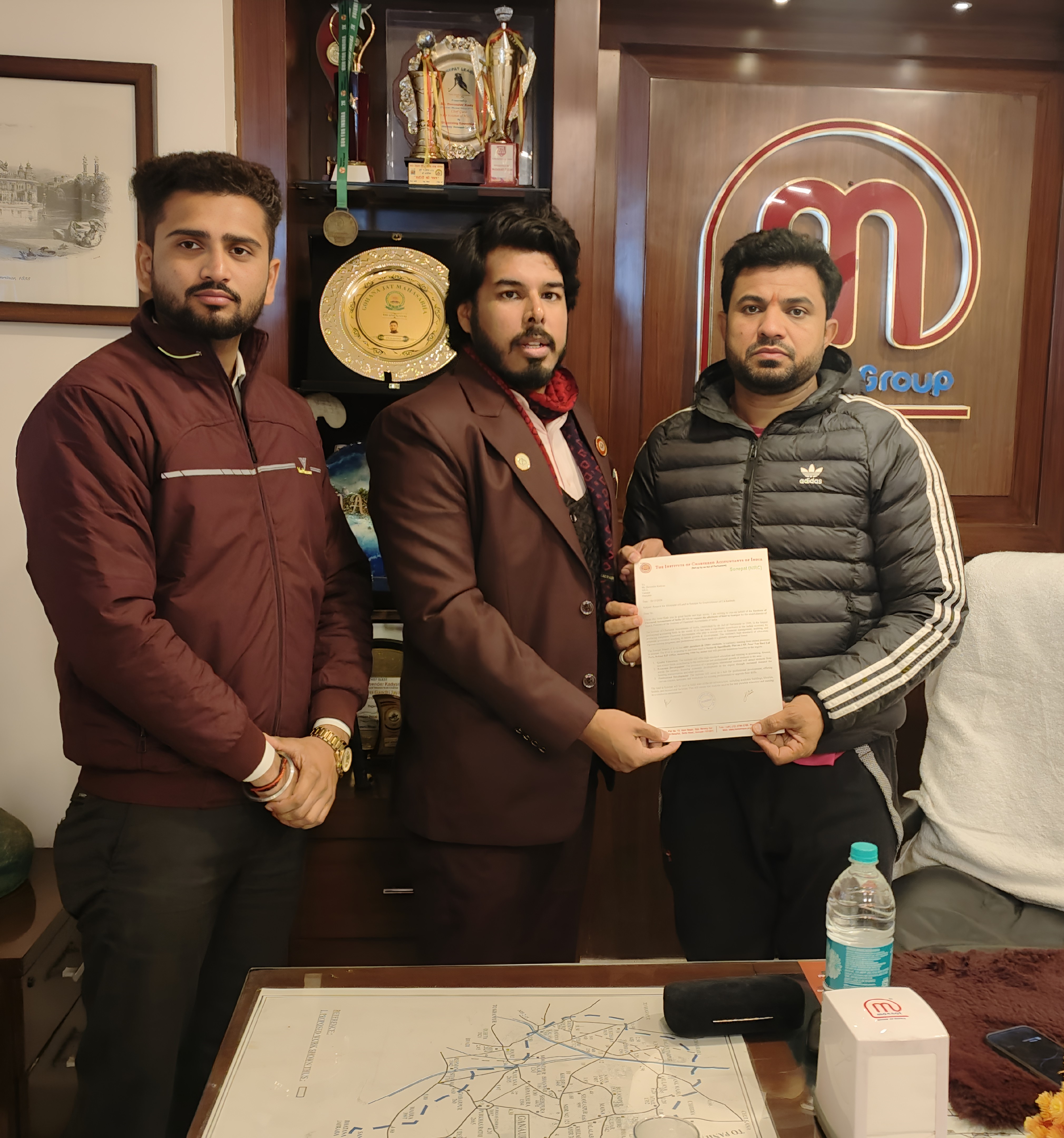 With Sh. Devender Kadyan, MLA Ganaur